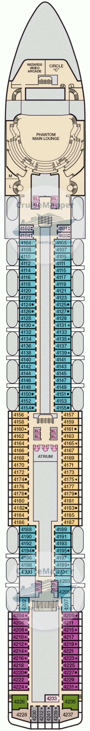 carnival inspiration deck plans|Carnival Miracle Cruise: Expert Review (2023) .